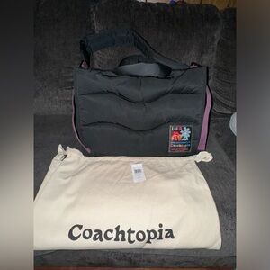 Coachtopia Loop Wavy Tote In Recycled Polyester With Quilting